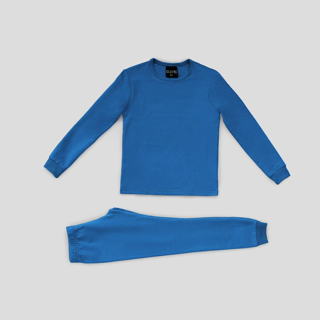 طقم دقاية مبطن من الداخل بوبرة - كحلي