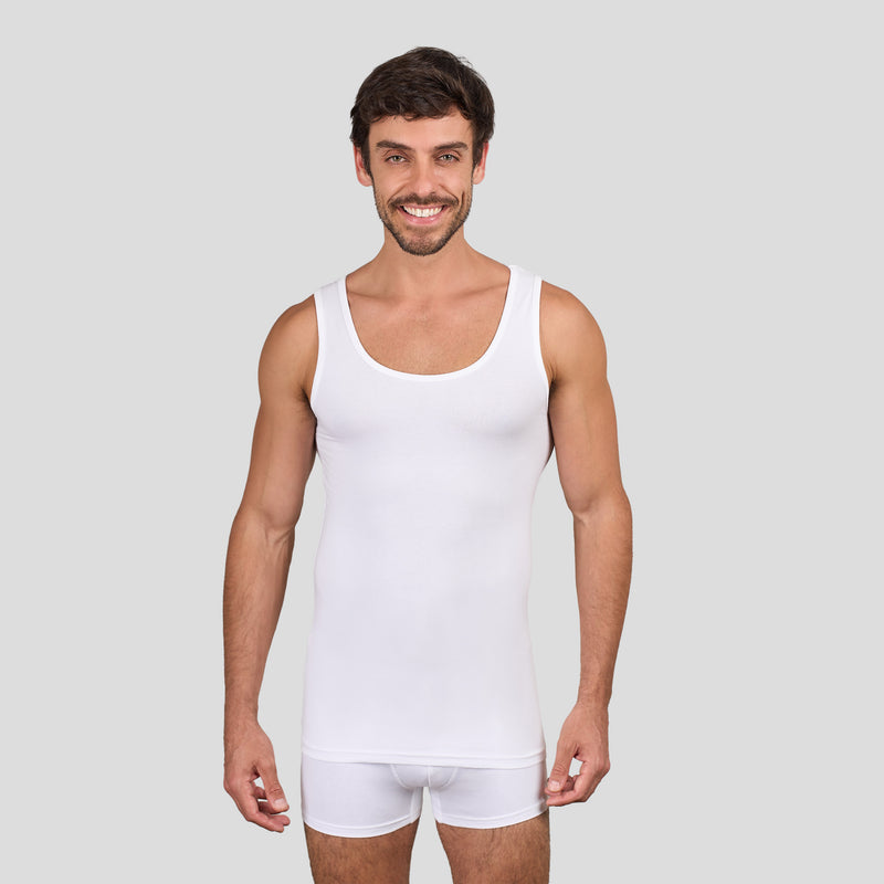حمالة داخلي بدون أكمام - White