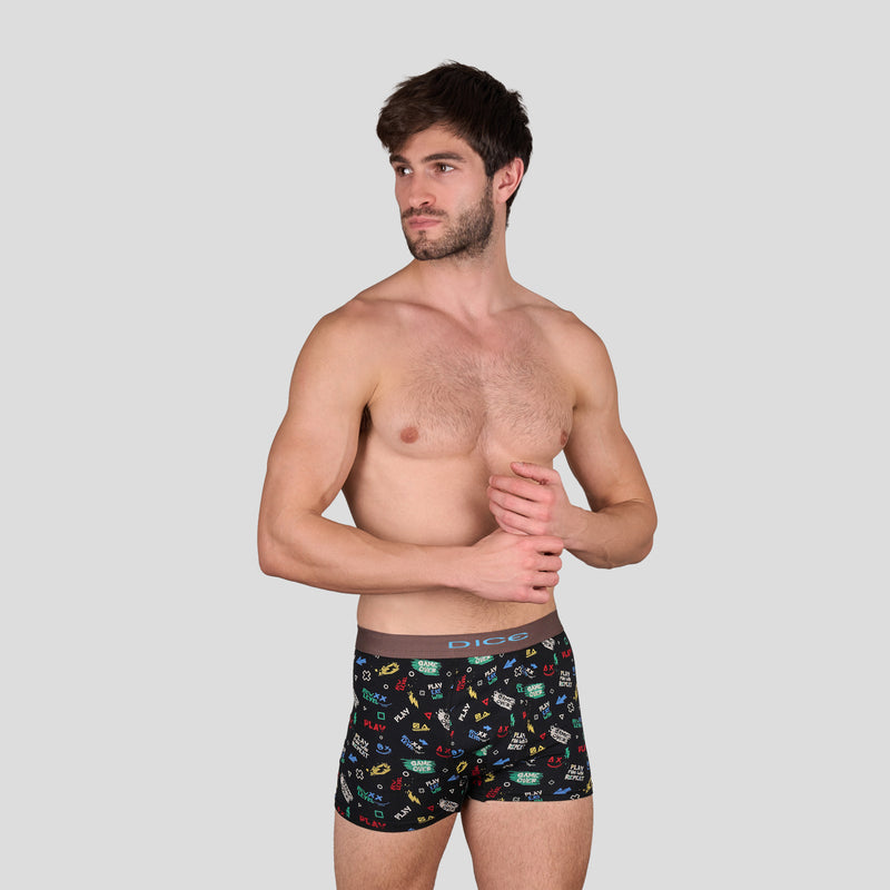 بوكسر رجالى مطبوع بالكامل - Printed