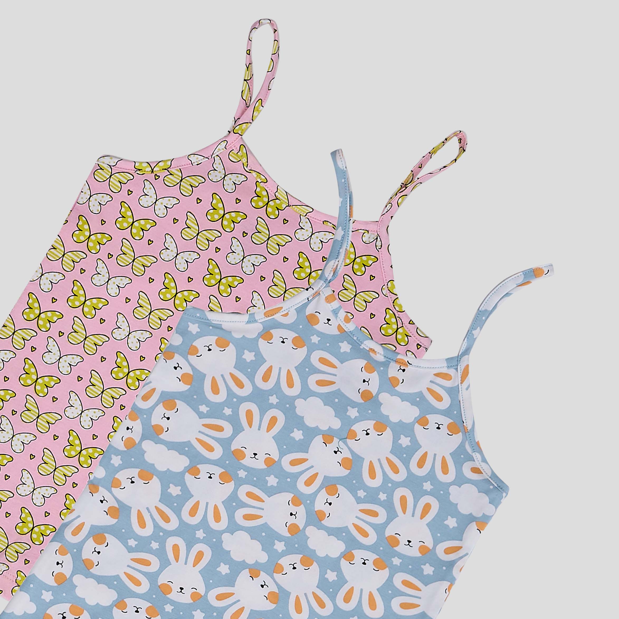 مجموعة من قطعتين من التوب الحمالة المطبوع - Collection