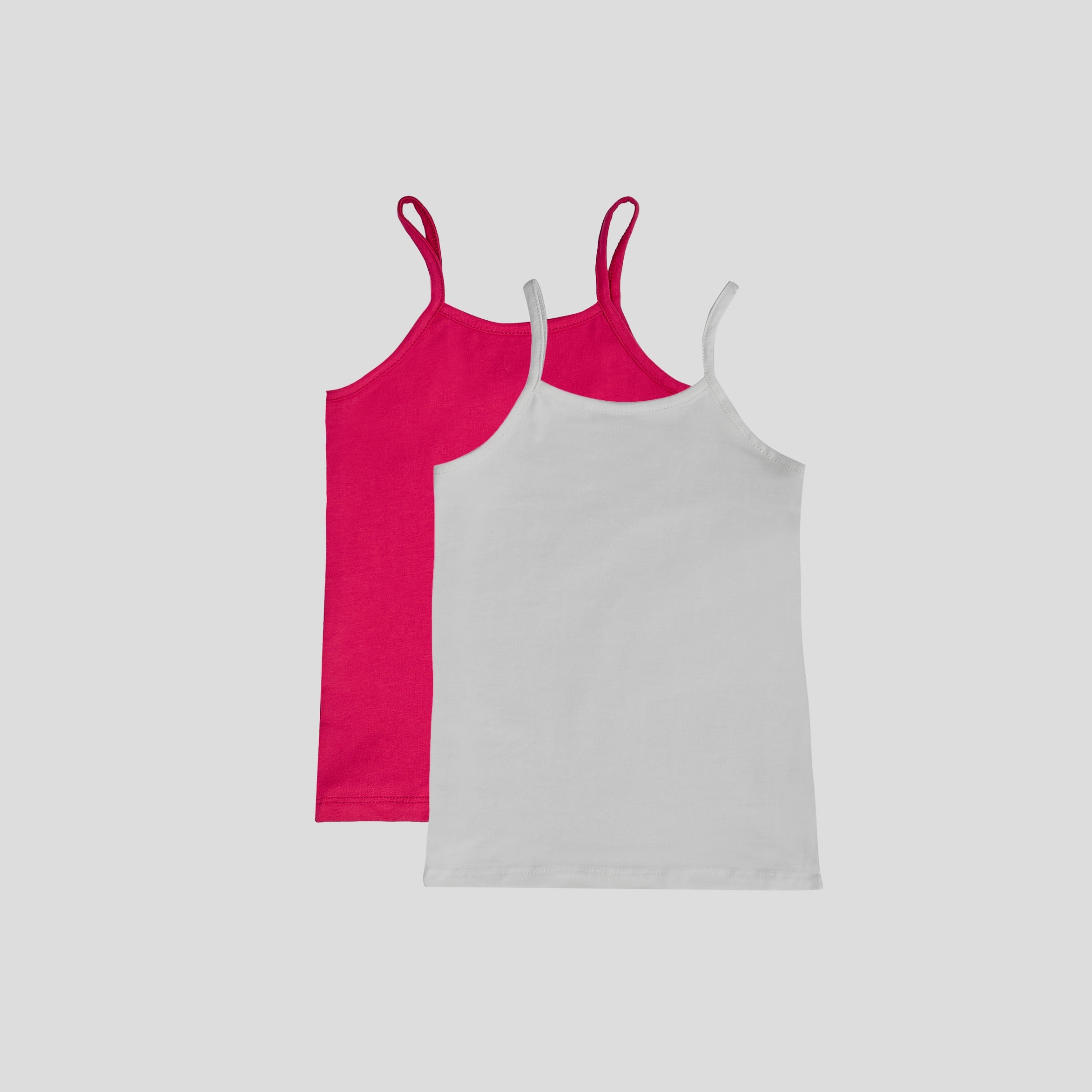 مجموعة من قطعتين من القمصان ذات الحزام الرفيع البسيط - Collection