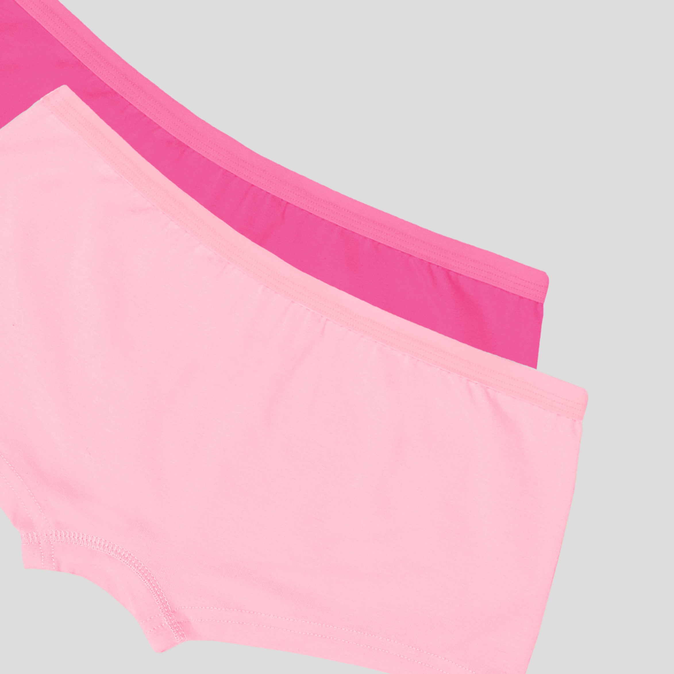 شورت قصير سادة - عبوة من قطعتين